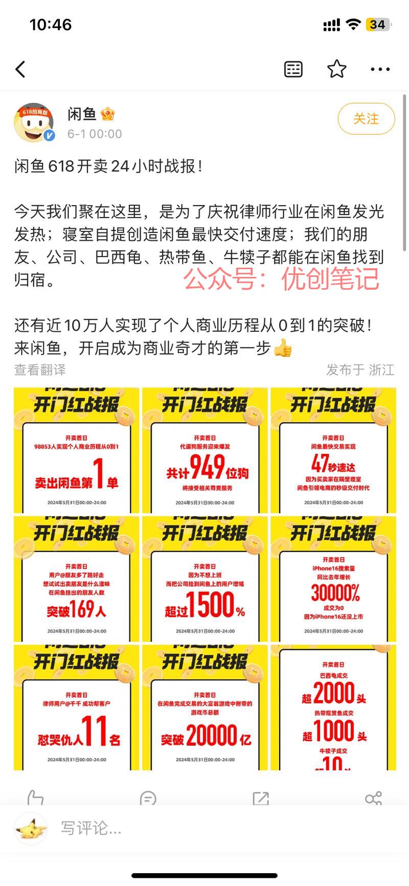 闲鱼市场广阔618第一…#情报-搞钱线报📢论坛-网创交流-优创圈
